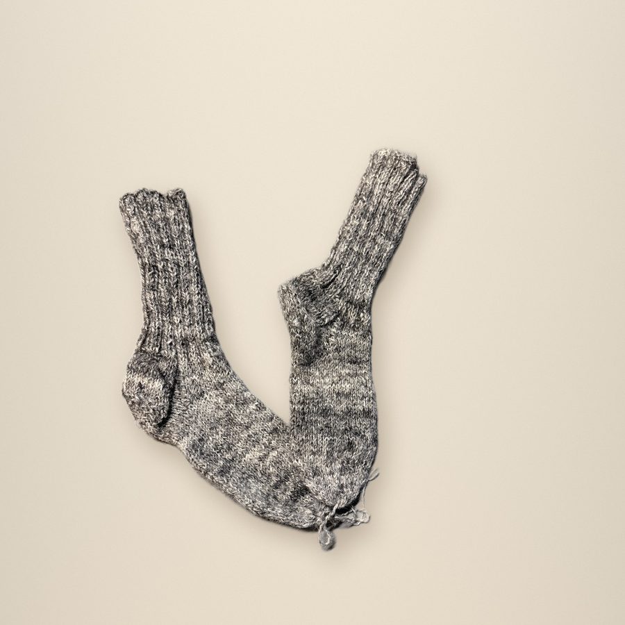 Farm Socks: Heather Grey 2